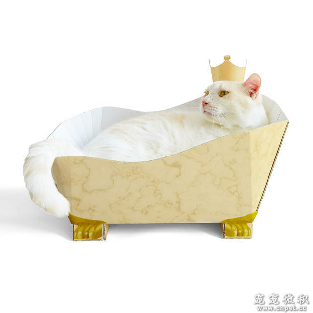 《猫脚浴缸造型猫抓板》猫上皇要泡澡啦（误） - 图片7